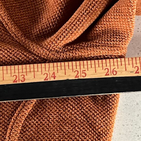 Mountain Hardwear Burnt Orange 1/4 Zip Sweatshirt Sweater Mens XL - Picture 8 of 9